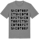 Mid Heather Gray t-shirt med Smedtorpet ordlek t-shirt