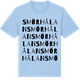Blue Soul t-shirt med Smörhålan ordlek t-shirt