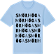 Blue Soul t-shirt med Smörhöga ordlek t-shirt