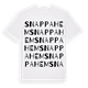 Snappahem ordlek t-shirt