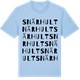 Blue Soul t-shirt med Snärhult ordlek t-shirt
