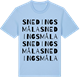 Blue Soul t-shirt med Snedingsmåla ordlek t-shirt