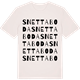 Vintage White t-shirt med Snettaboda ordlek t-shirt
