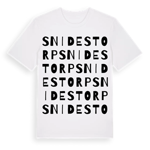 Snidestorp ordlek t-shirt – ekologisk bomull t-shirt från Pinshirt