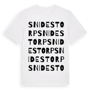 Snidestorp ordlek t-shirt – ekologisk bomull t-shirt från Pinshirt