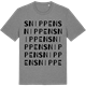 Mid Heather Gray t-shirt med Snippen ordlek t-shirt