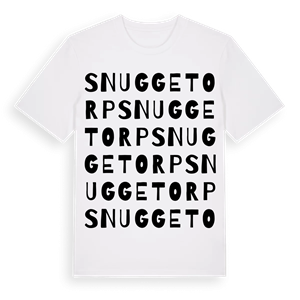 Snuggetorp ordlek t-shirt – ekologisk bomull t-shirt från Pinshirt