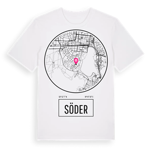 Söder t-shirt – ekologisk bomull t-shirt från Pinshirt