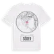 White t-shirt med Söder t-shirt