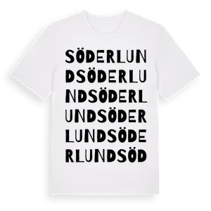 Söderlund ordlek t-shirt – ekologisk bomull t-shirt från Pinshirt