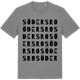 Mid Heather Gray t-shirt med Södersro ordlek t-shirt
