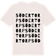 Vintage White t-shirt med Södertorp ordlek t-shirt