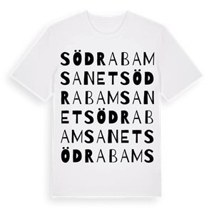 Södra Bamsanet ordlek t-shirt – ekologisk bomull t-shirt från Pinshirt