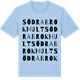 Blue Soul t-shirt med Södra Brokhult ordlek t-shirt