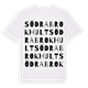 Södra Brokhult ordlek t-shirt
