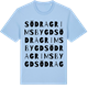 Blue Soul t-shirt med Södra Grimsbygd ordlek t-shirt