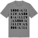 Mid Heather Gray t-shirt med Södra Källevik ordlek t-shirt