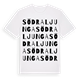 Södra Ljunga ordlek t-shirt