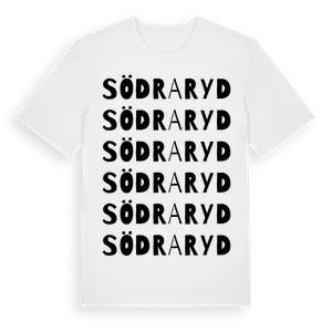 Södra Ryd ordlek t-shirt – ekologisk bomull t-shirt från Pinshirt