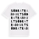 Södra Tranhult ordlek t-shirt