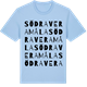 Blue Soul t-shirt med Södra Veramåla ordlek t-shirt