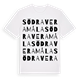 Södra Veramåla ordlek t-shirt