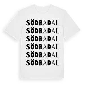Södradal ordlek t-shirt – ekologisk bomull t-shirt från Pinshirt