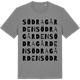 Mid Heather Gray t-shirt med Södragården ordlek t-shirt