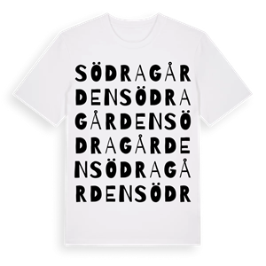 Södragården ordlek t-shirt – ekologisk bomull t-shirt från Pinshirt