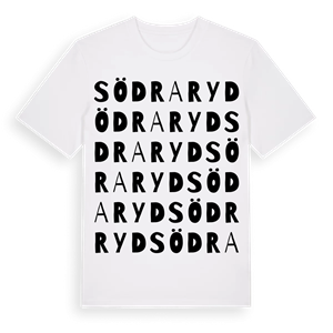 Södraryd ordlek t-shirt – ekologisk bomull t-shirt från Pinshirt