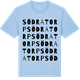Blue Soul t-shirt med Södratorp ordlek t-shirt