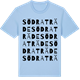Blue Soul t-shirt med Södraträde ordlek t-shirt