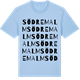 Blue Soul t-shirt med Södremalm ordlek t-shirt