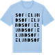 Blue Soul t-shirt med Sofielund ordlek t-shirt