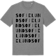 Mid Heather Gray t-shirt med Sofielund ordlek t-shirt
