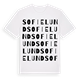 Sofielund ordlek t-shirt
