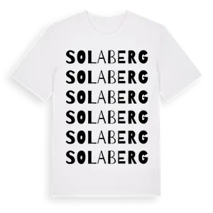 Solaberg ordlek t-shirt – ekologisk bomull t-shirt från Pinshirt