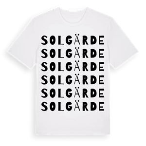 Solgärde ordlek t-shirt – ekologisk bomull t-shirt från Pinshirt