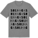 Mid Heather Gray t-shirt med Solhaga ordlek t-shirt