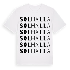 Solhalla ordlek t-shirt – ekologisk bomull t-shirt från Pinshirt