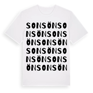 Sonsön ordlek t-shirt – ekologisk bomull t-shirt från Pinshirt