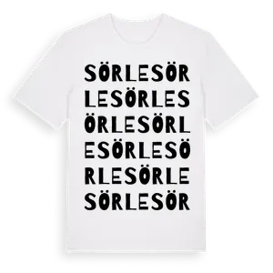 Sörle ordlek t-shirt – ekologisk bomull t-shirt från Pinshirt