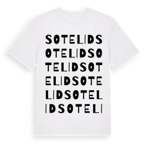 Sotelid ordlek t-shirt – ekologisk bomull t-shirt från Pinshirt