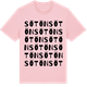 Pink Cotton t-shirt med Sötön ordlek t-shirt