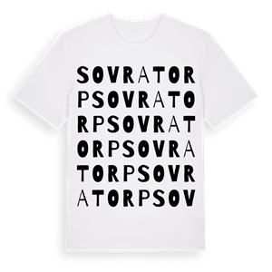 Sovratorp ordlek t-shirt – ekologisk bomull t-shirt från Pinshirt