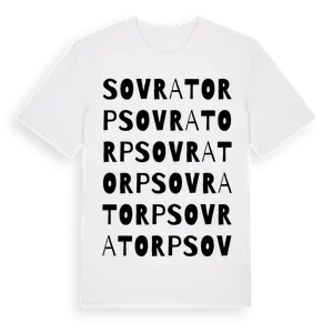 Sovratorp ordlek t-shirt – ekologisk bomull t-shirt från Pinshirt