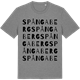 Mid Heather Gray t-shirt med Spångaberg ordlek t-shirt