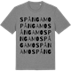 Mid Heather Gray t-shirt med Spångamo ordlek t-shirt