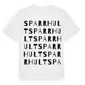 Sparrhult ordlek t-shirt – ekologisk bomull t-shirt från Pinshirt
