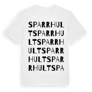 Sparrhult ordlek t-shirt – ekologisk bomull t-shirt från Pinshirt